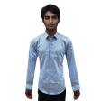 Plain Blue Shirt : Slim
