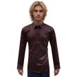 Plain Coffee Shirt : Slim
