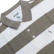 Stripes Brown T-shirt : Regular