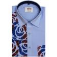 Handpainted Light Blue Shirt : Ditto