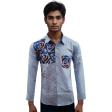 Handpainted Light Blue Shirt : Ditto