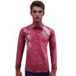 Handpainted Maroon Shirt : Ditto