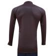 Self Design Brown Shirt : Business