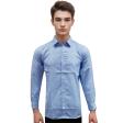 Self Design Light Blue Shirt : Business