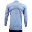 Self Design Light Blue Shirt : Business