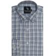 Checks Gray Shirt : Business