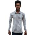 Checks Gray Shirt : Business