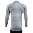 Checks Gray Shirt : Business