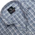 Checks Gray Shirt : Business