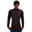 Checks Maroon Shirt : Business