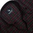 Checks Maroon Shirt : Business
