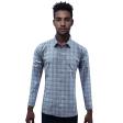 Checks Blue Shirt : Business