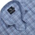 Checks Blue Shirt : Business