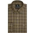 Checks Brown Shirt : Business