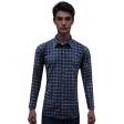 Checks Blue Shirt : Business