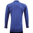 Checks Dark Blue Shirt : Business