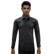 Stripes Gray Shirt : Business