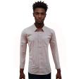 Stripes Peach Shirt : Business