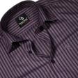 Stripes Wine Shirt : Business