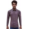 Stripes Brown Shirt : Business