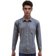 Stripes Gray Shirt : Business