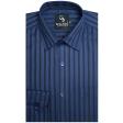 Stripes Navy Blue Shirt : Business