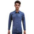 Stripes Navy Blue Shirt : Business