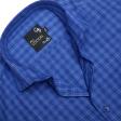 Checks Blue Shirt : Business