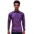 Self Design Purple Shirt : Business