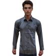 Stripes Gray Shirt : Business