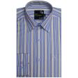 Stripes Blue Shirt : Business
