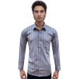 Stripes Blue Shirt : Business
