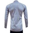 Stripes Blue Shirt : Business