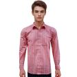 Stripes Peach Shirt : Business