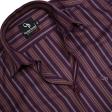 Stripes Brown Shirt : Business