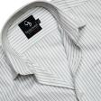 Stripes Gray Shirt : Business
