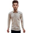 Stripes Peach Shirt : Business
