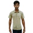 Checks Yellow Shirt : Business