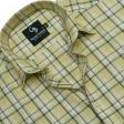 Checks Yellow Shirt : Business