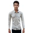 Checks Light Gray Shirt : Business