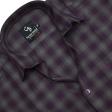 Checks Maroon Shirt : Business