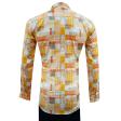 Print Yellow Shirt : Slim