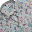 Print Gray Shirt : Slim