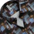 Print Brown Shirt : Slim