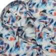 Print Blue Shirt : Slim