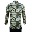 Print Khakhi Shirt : Party