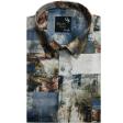 Print Gray Shirt : Party