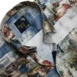 Print Gray Shirt : Party
