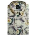 Print Cream Shirt : Party