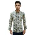 Print Cream Shirt : Party